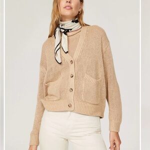 Polo Ralph Lauren linen knit cardigan, size L